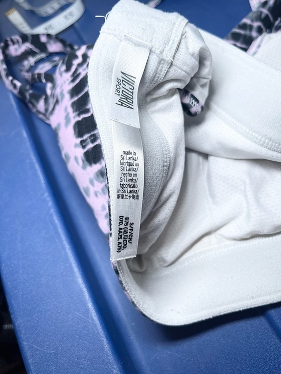 Victoria’s Secret Sport VSX Women’s Pink Strappy Tie-Dye Sports Bra Size Small - Picture 13 of 16